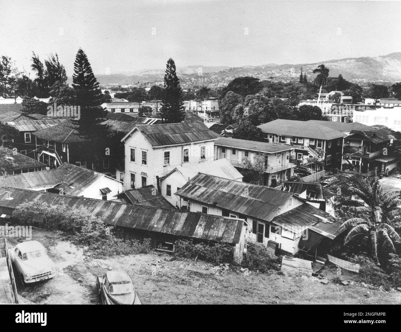 Only fifteen minutes away from Waikiki Beach, these slum areas are rarely seen by tourists as