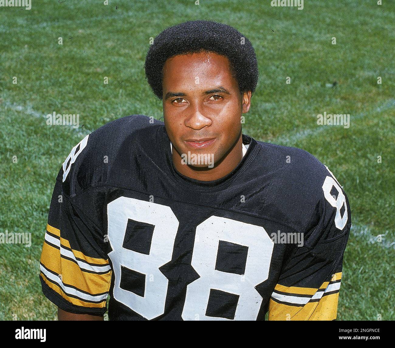 Pittsburgh Steelers wide receiver Lynn Swann is seen in this 1981 photo ...