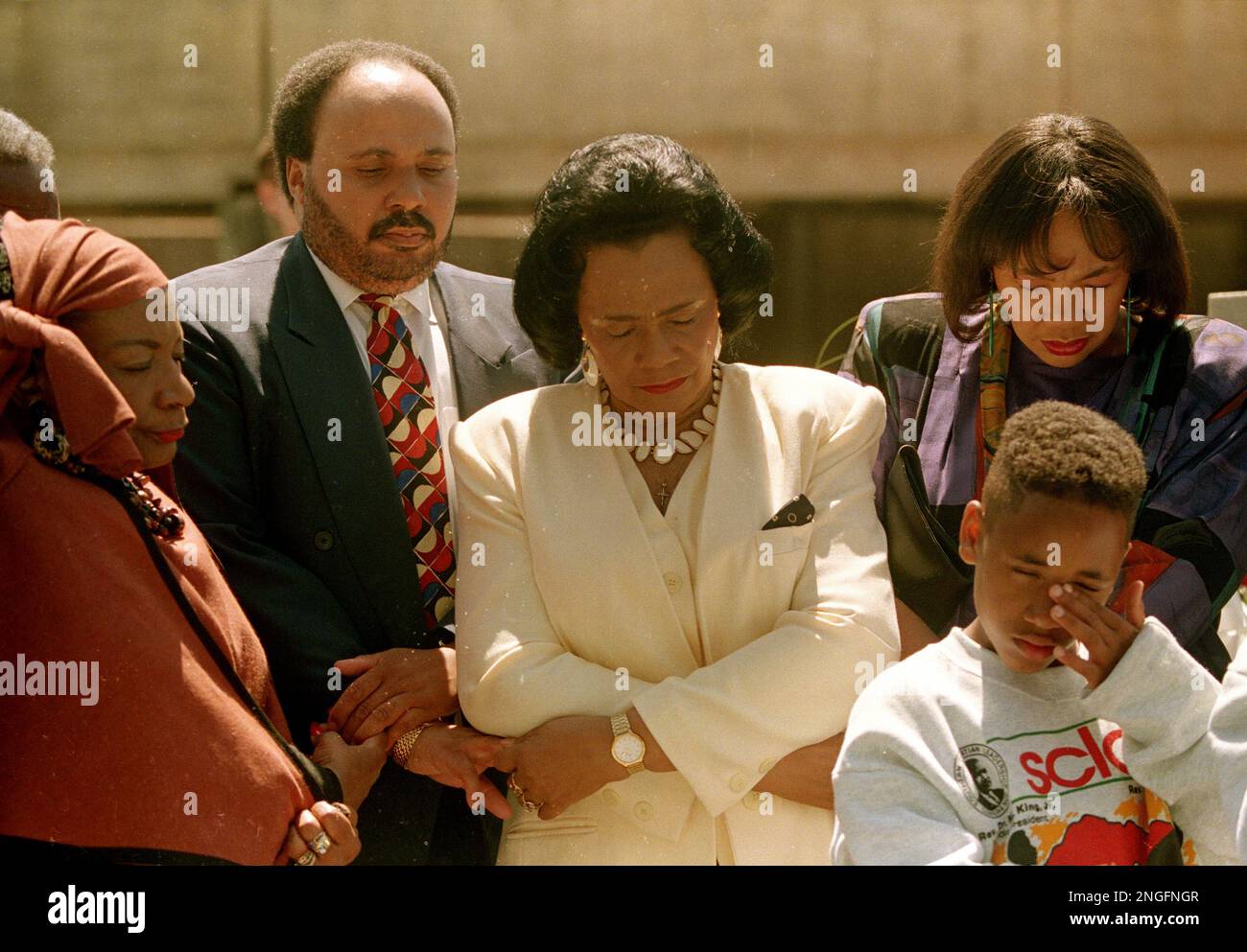 Family members of the slain civil rights leader Dr. Martin Luther King ...