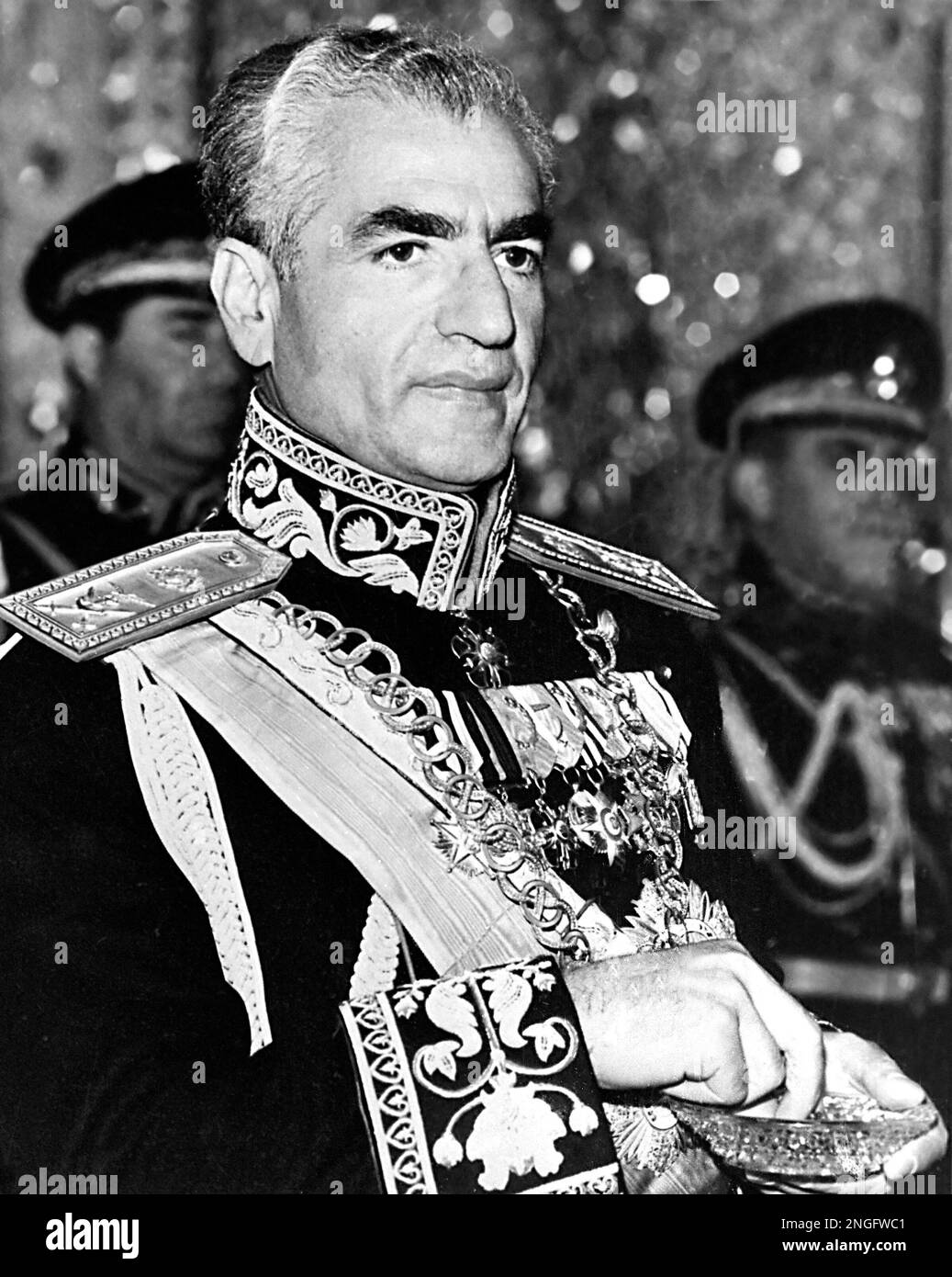 Shah Pahlavi of Iran is shown in an official portrait in 1971. (AP