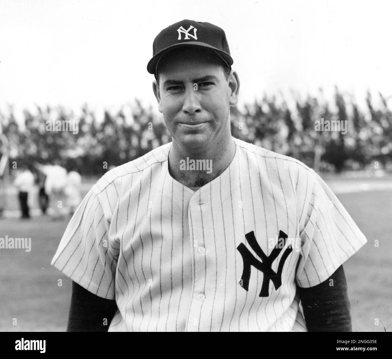 New York Yankees righthanded pitcher Bill Bevens is seen on March 2