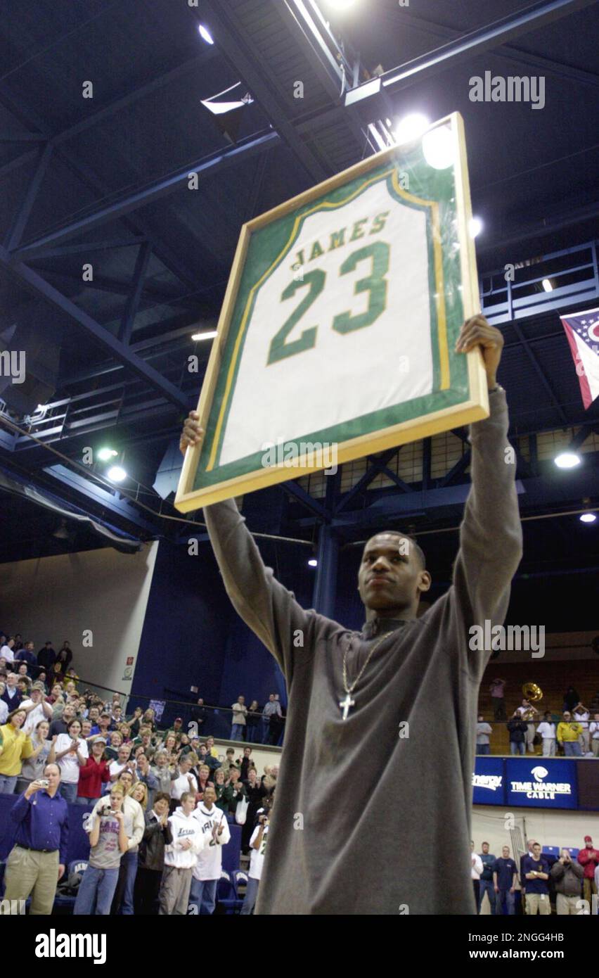lebron st vincent st mary jersey