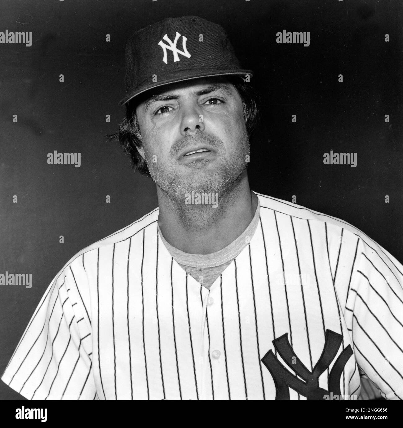Lou Piniella, outfielder for the New York Yankees, is shown in 1983