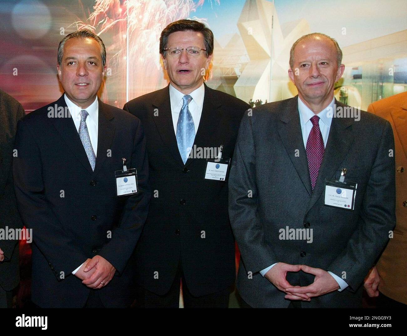 From left to right, governor of Mexican central state of Queretaro