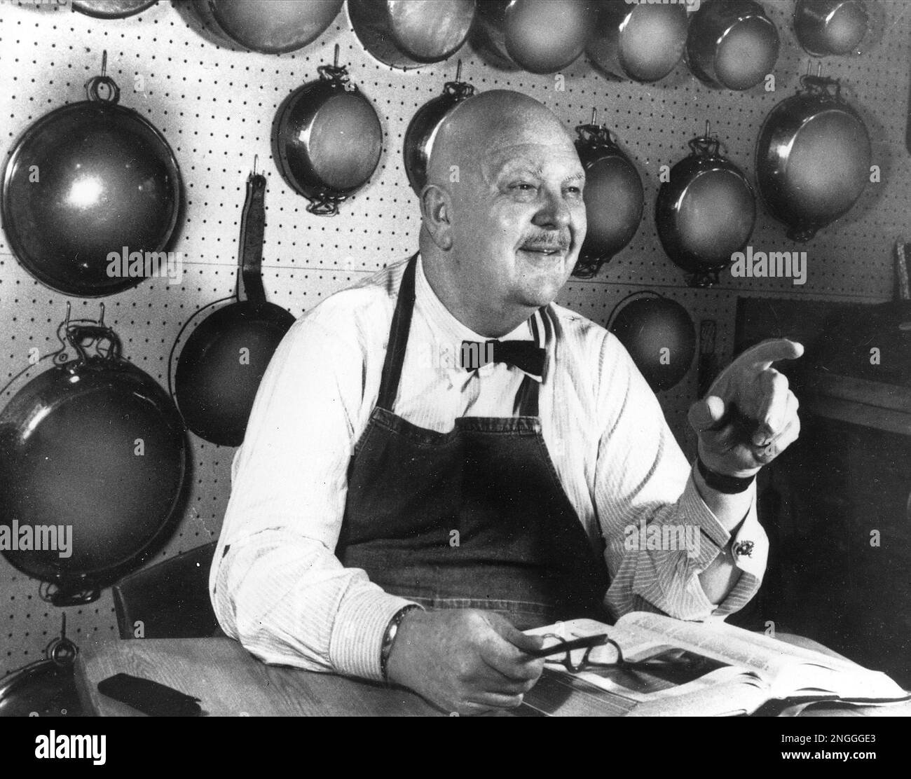 American chef, author and food critic James Beard is shown in Oct. 1973