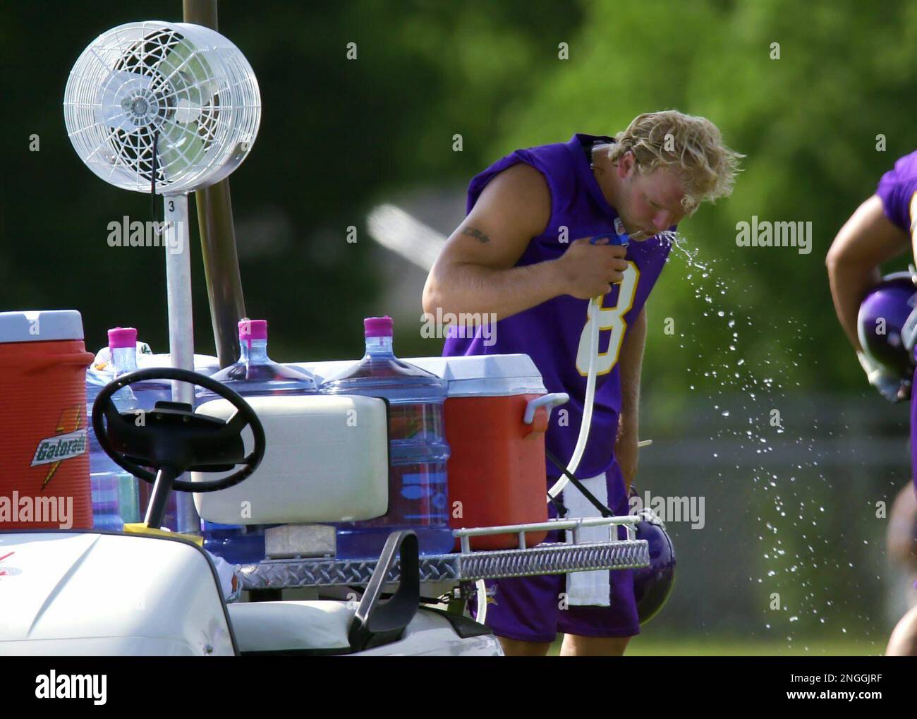 Undated: Korey Stringer of the Minnesota Vikings. (Photo by John  Cordes/Icon Sportswire) (Icon Sportswire via AP Images Stock Photo - Alamy