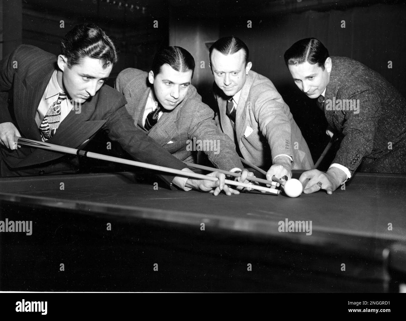 Four contenders who will compete in the RoundRobin tournament of the World Pocket