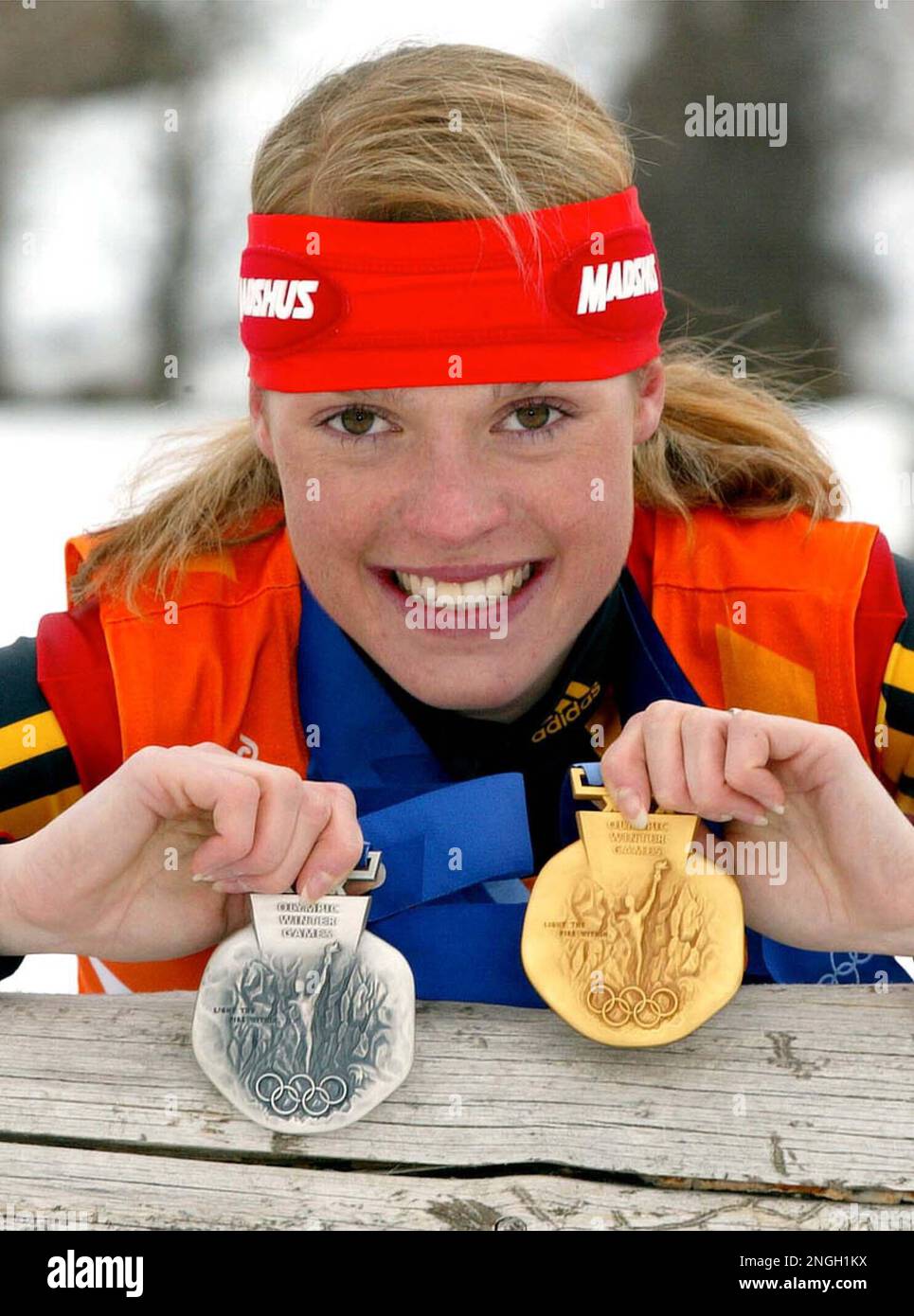 RECROPPED VERSION Evi Sachenbacher of the German cross country team