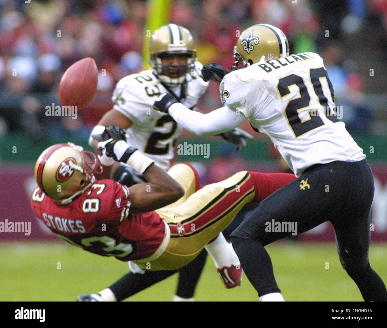 Nov 11, 2001; San Francisco, CA, USA; New Orleans Saints Willie