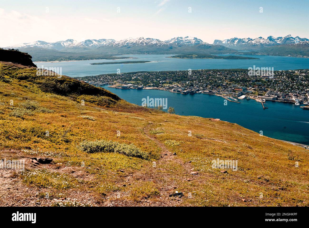 Tromso, Norway. 17th June, 2023. Midnight Sun Marathon in Tromso, Norway.  Credit: Vit Javorik/Alamy Live News Stock Photo - Alamy