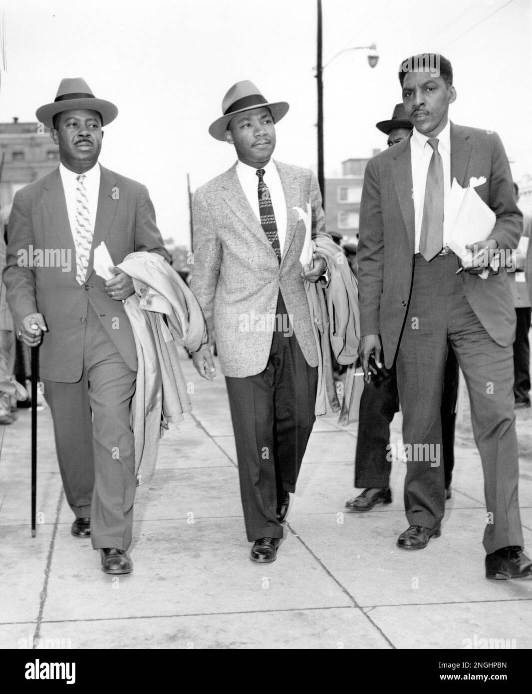 The Rev. Ralph Abernathy, left, Rev. Dr. Martin Luther King, Jr