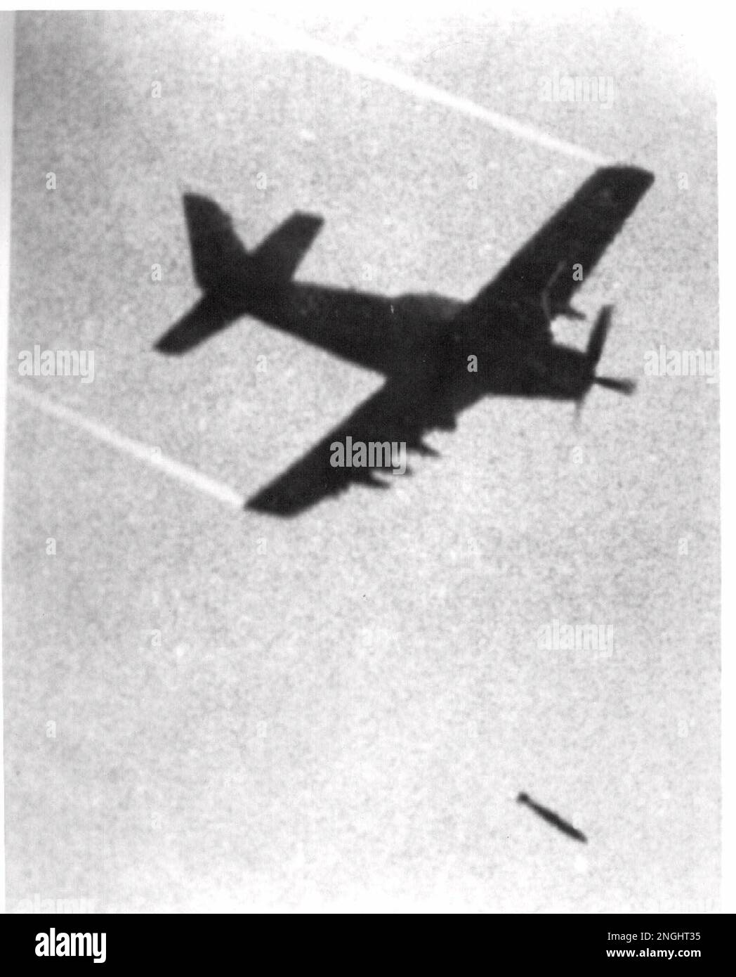 A Skyraider, a propeller driven plane of the Vietnamese Airforce (VNAF