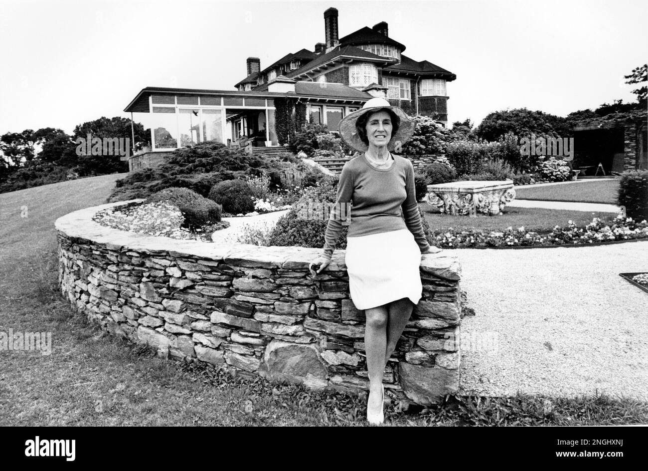 Lee Auchincloss, mother of Jacqueline Kennedy, is shown at