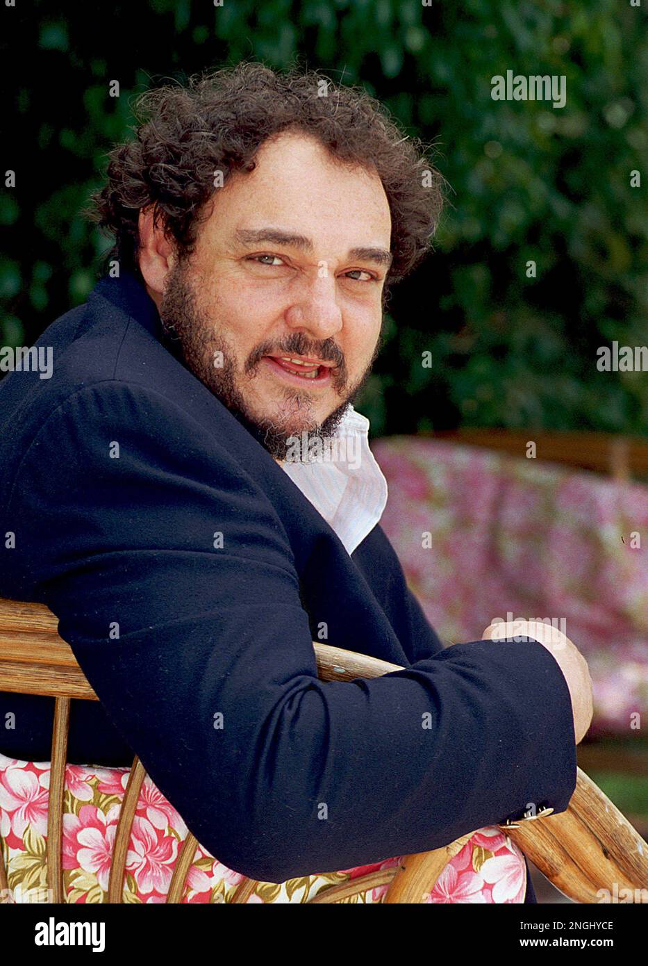 Actor John RhysDavies poses during an interview in Los Angeles, Calif., on July 4, 1989. (AP