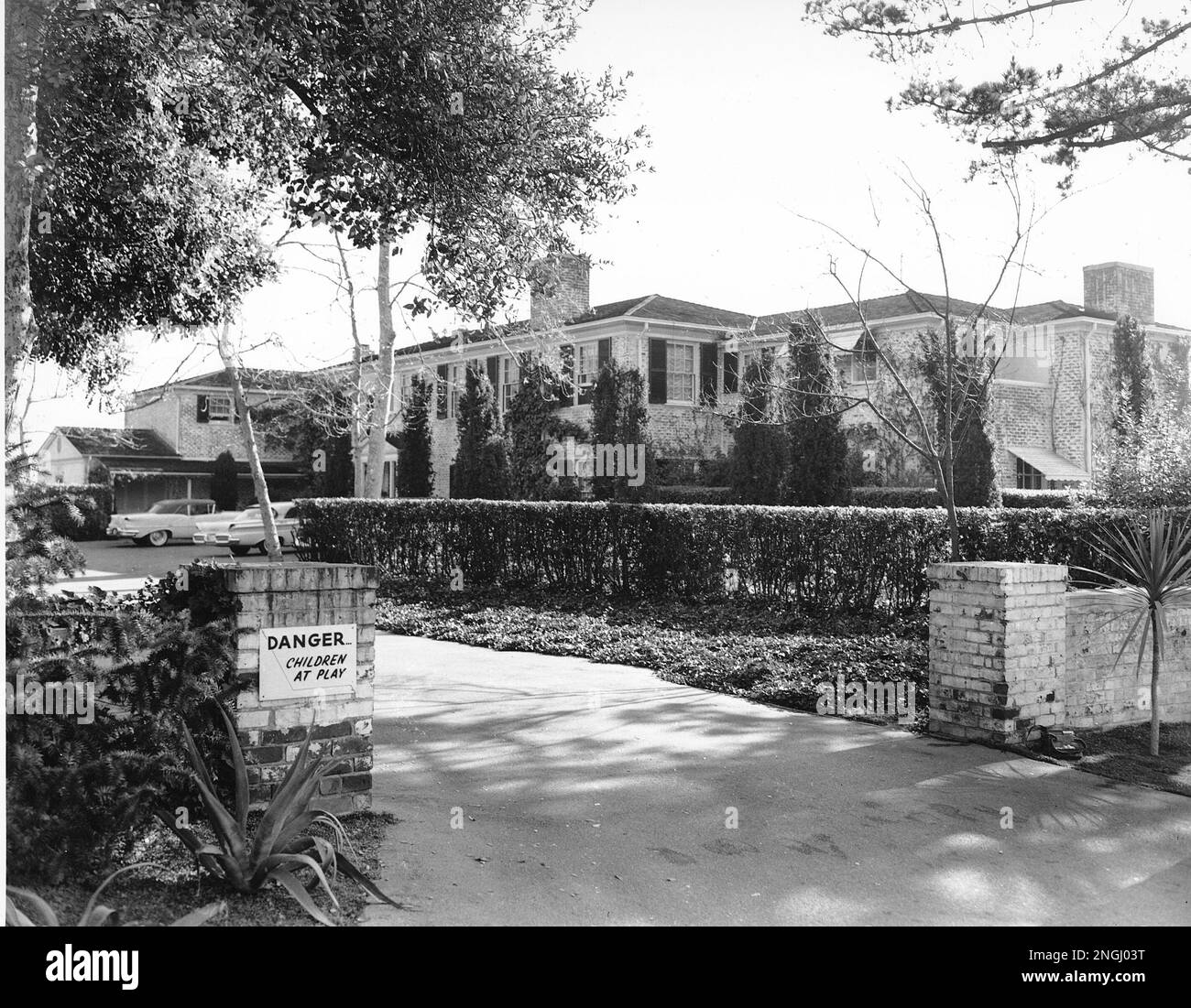 This is the home of actor Humphrey Bogart, in Brentwood, Calif., on Jan