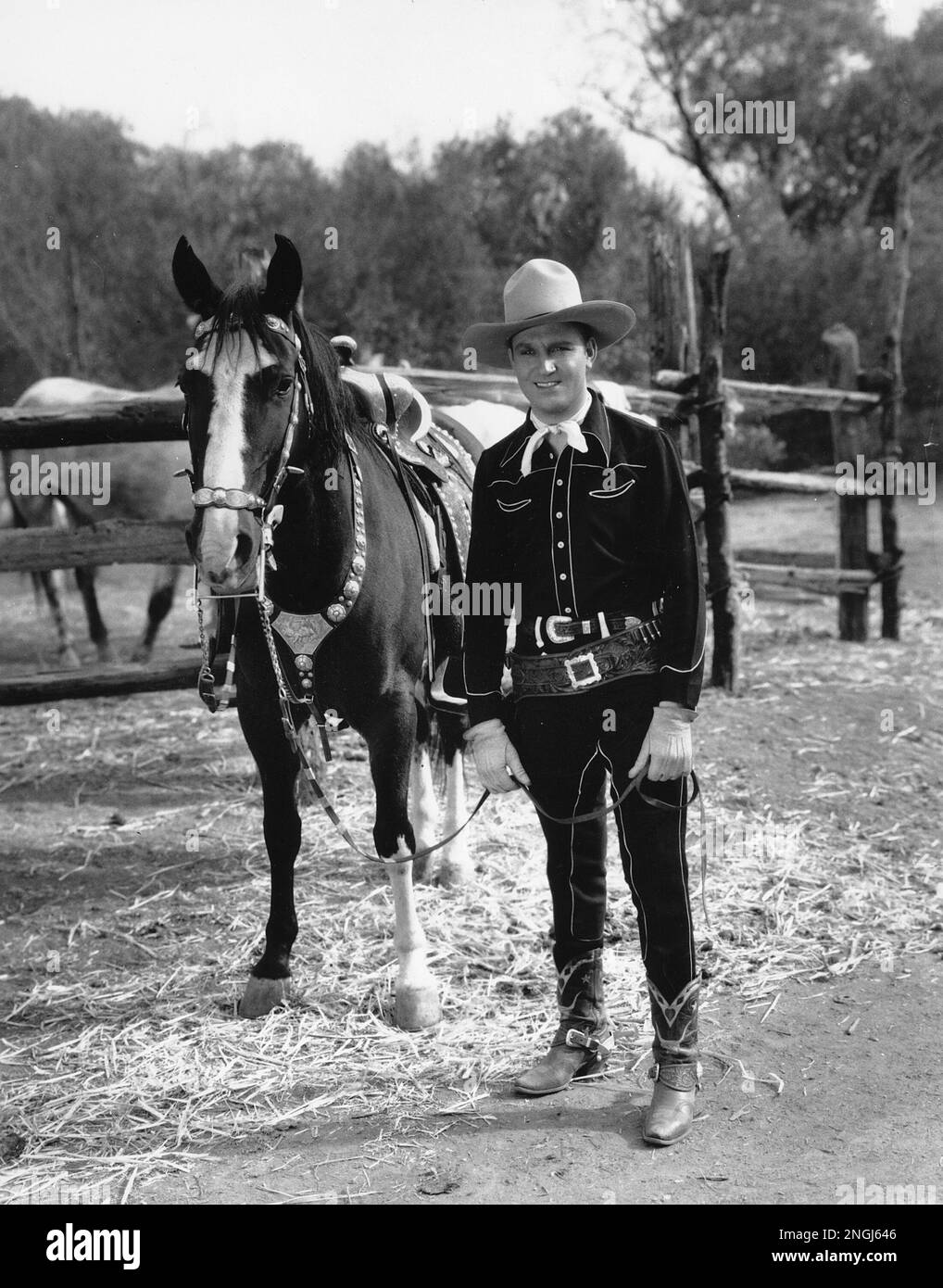 This photo shows Gene Autry and his horse Champ in Nov. 1936. The