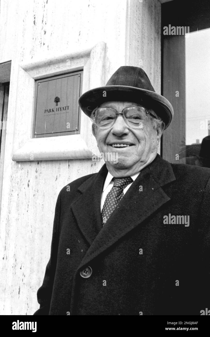 Industrialist A.N. Pritzker is shown in this 1982 photo. The patriarch