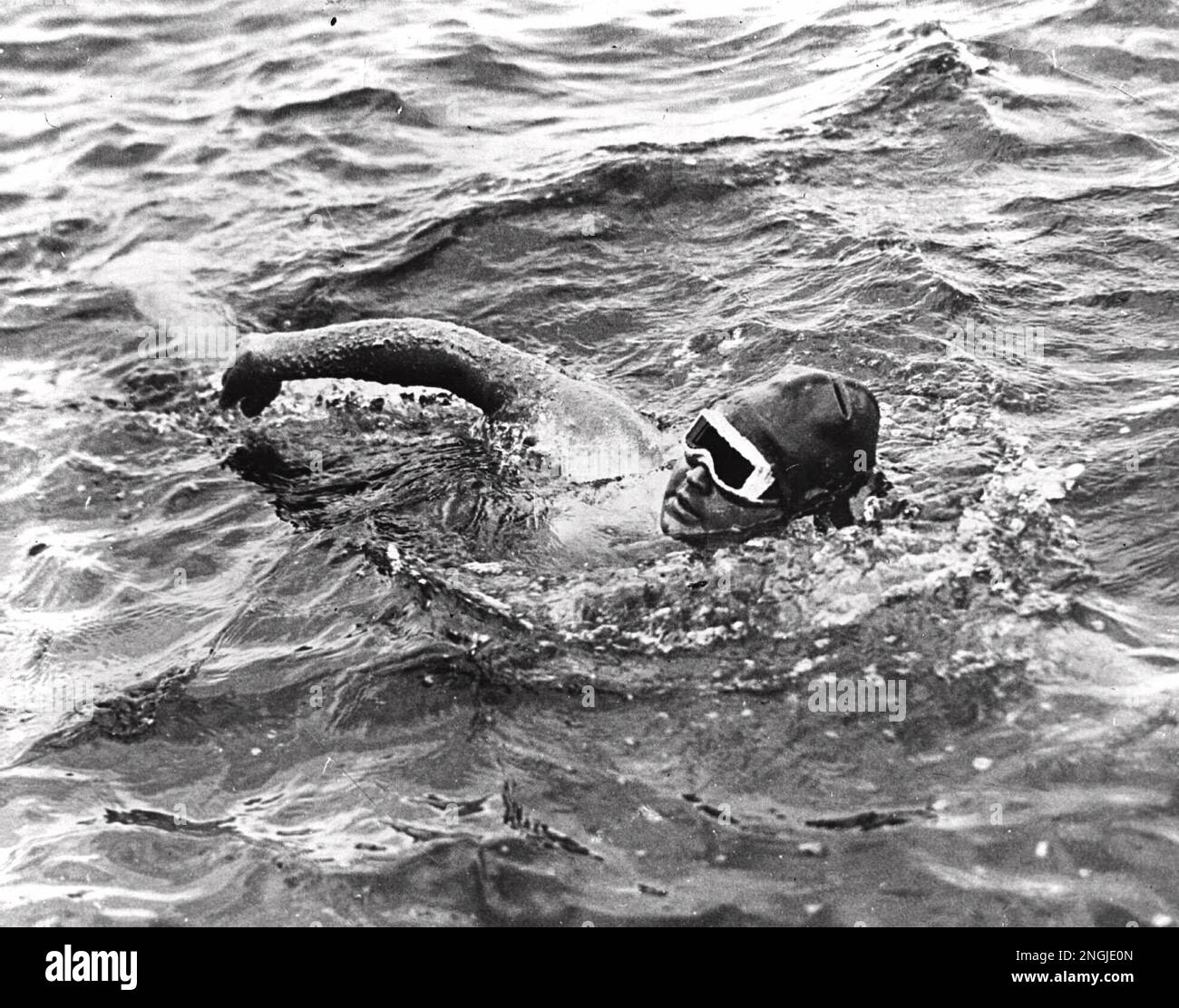 Gertrude Ederle of New York City the first