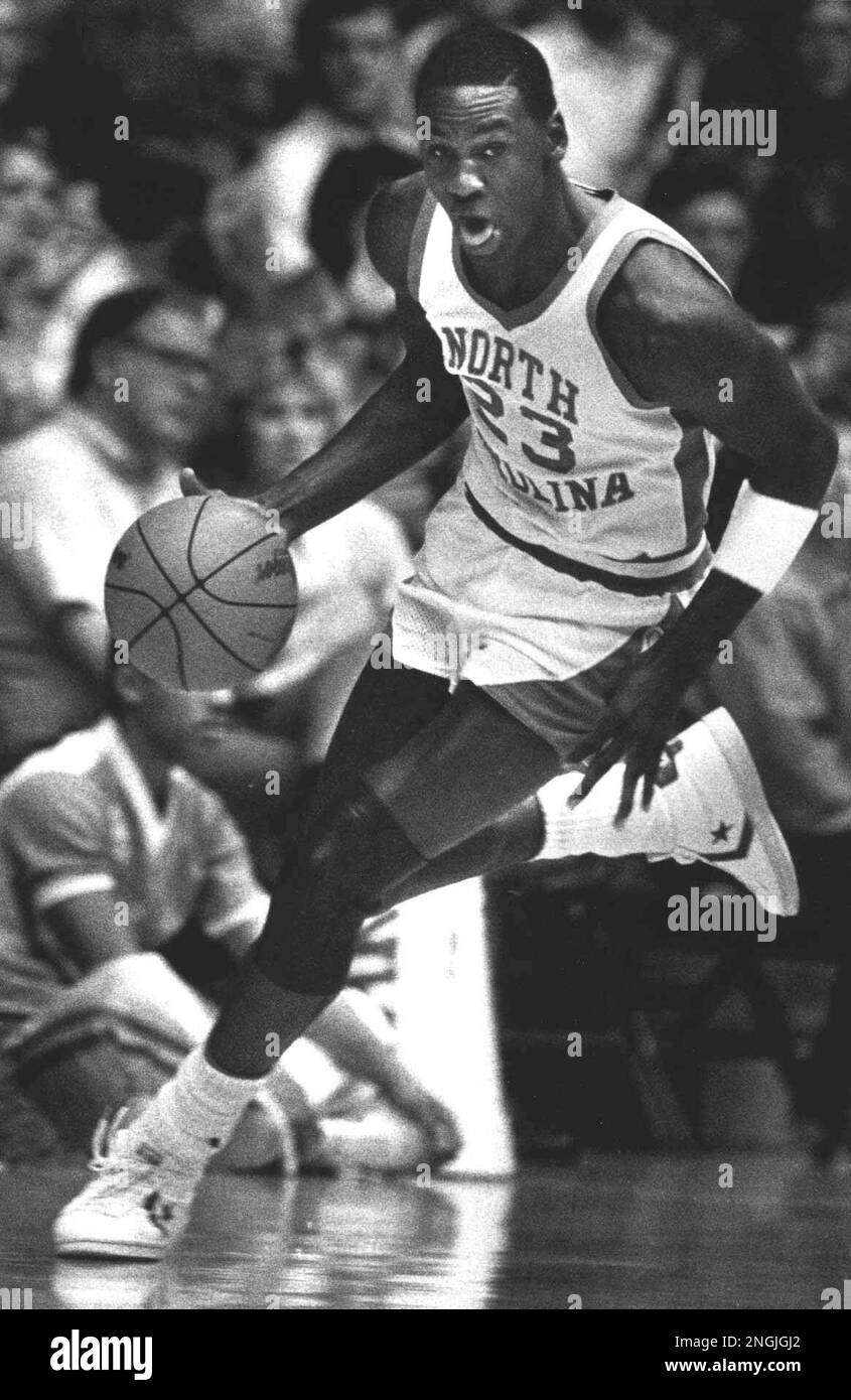 University of North Carolina All-America guard Michael Jordan