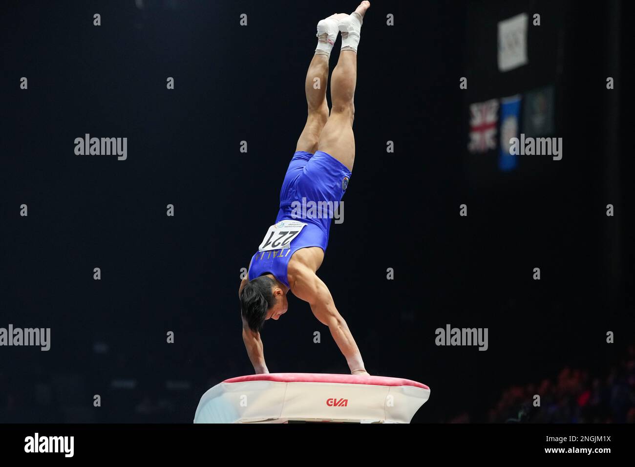 2022 World Gymnastics Championships. Liverpool.4.11.22.Mens All Around Final.CASALI Lorenzo Minh Stock Photo