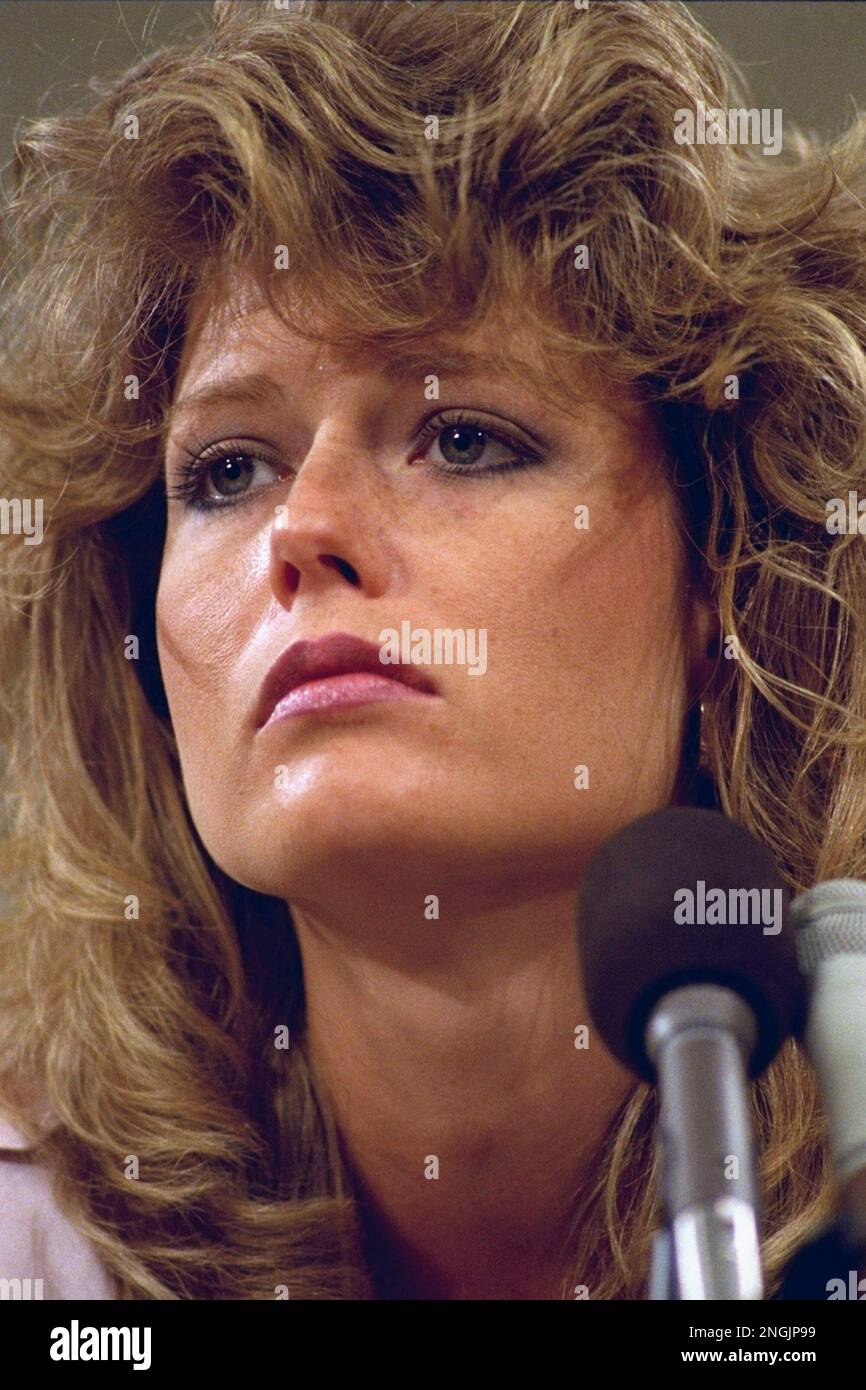 Fawn Hall, former secretary to White House aide Lt. Col. Oliver North