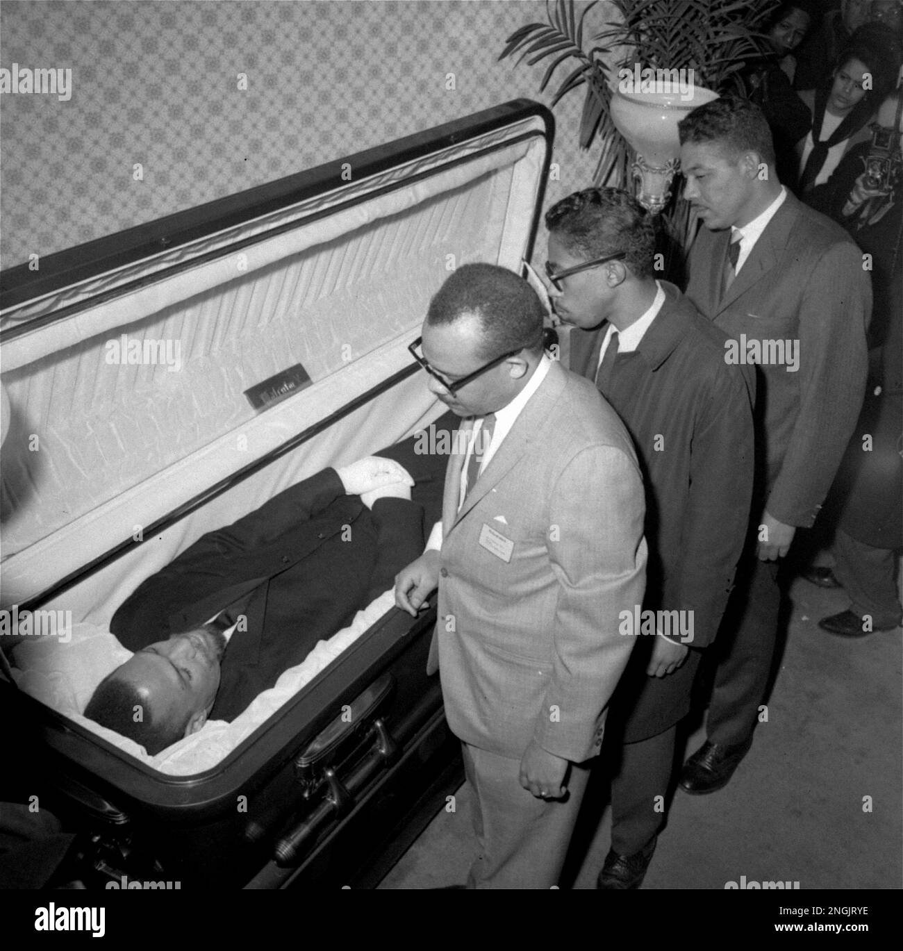 Malcolm X Open Casket