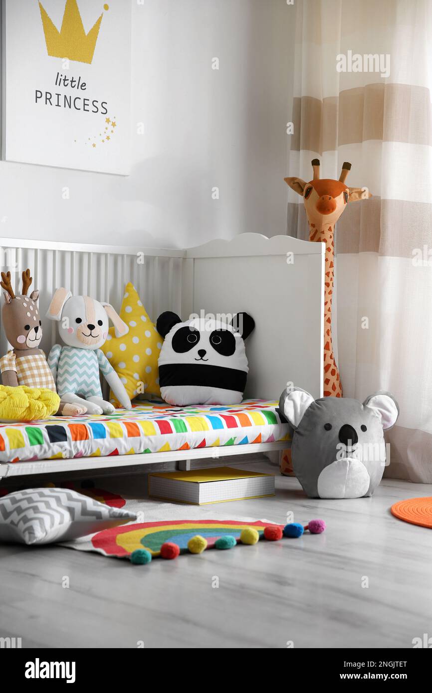 Interior design baby nursery plush hi-res stock photography and images ...