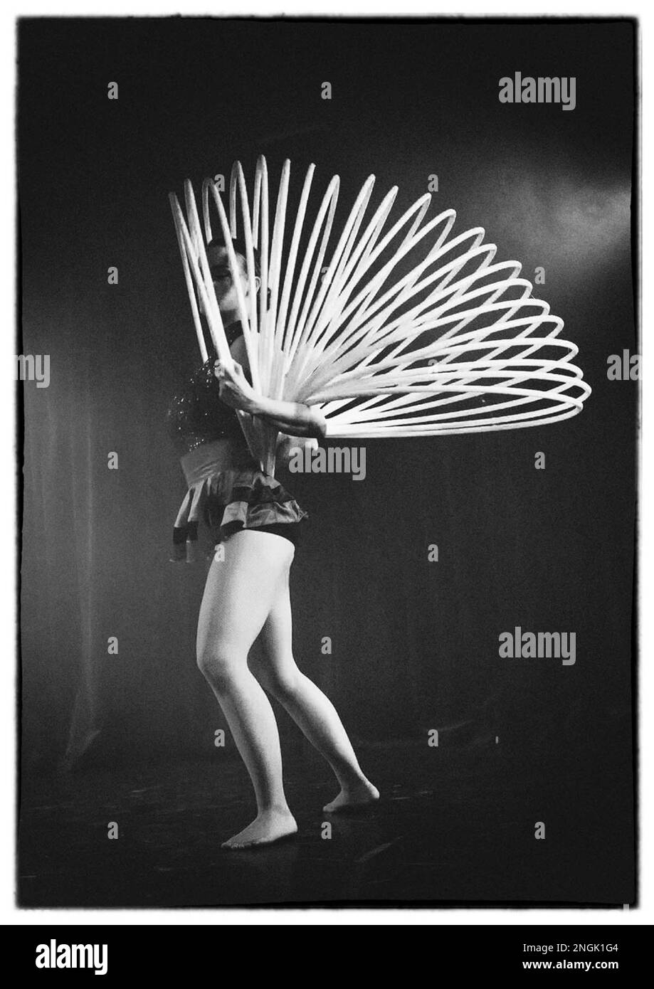 Hula hoop Black and White Stock Photos & Images - Alamy