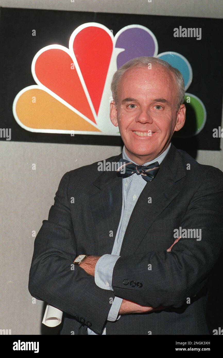 Michael Gartner, new president of NBC News, poses Thursday July 28