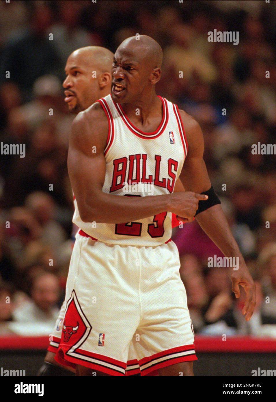 1991 Michael Jordan Game Worn Chicago Bulls Shorts.  Basketball