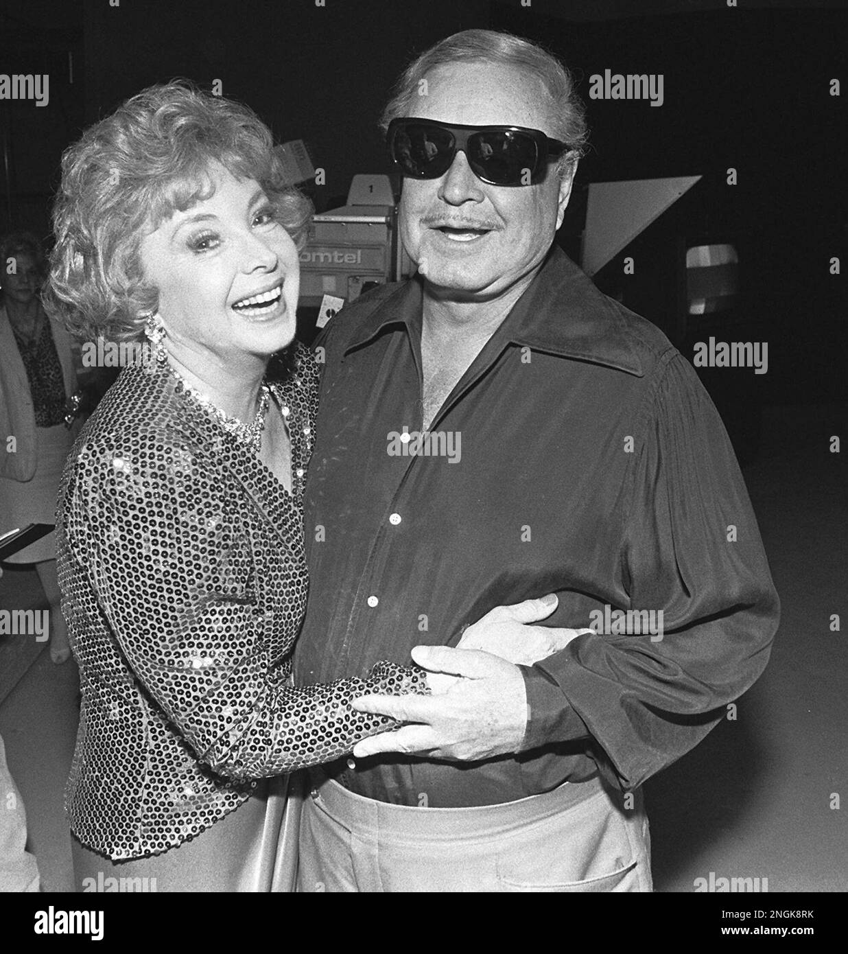 Audrey Meadows, left, and Jackie Gleason pose Wednesday, May 1, 1985 ...