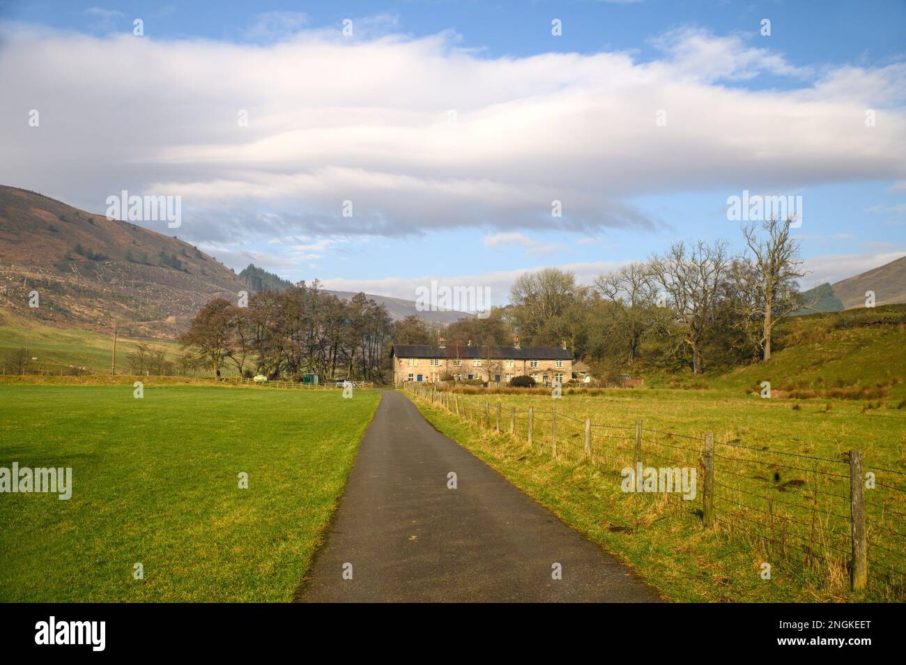Cottages in the Dunsop Valley near Dunsop Bridge, Forest of bowland