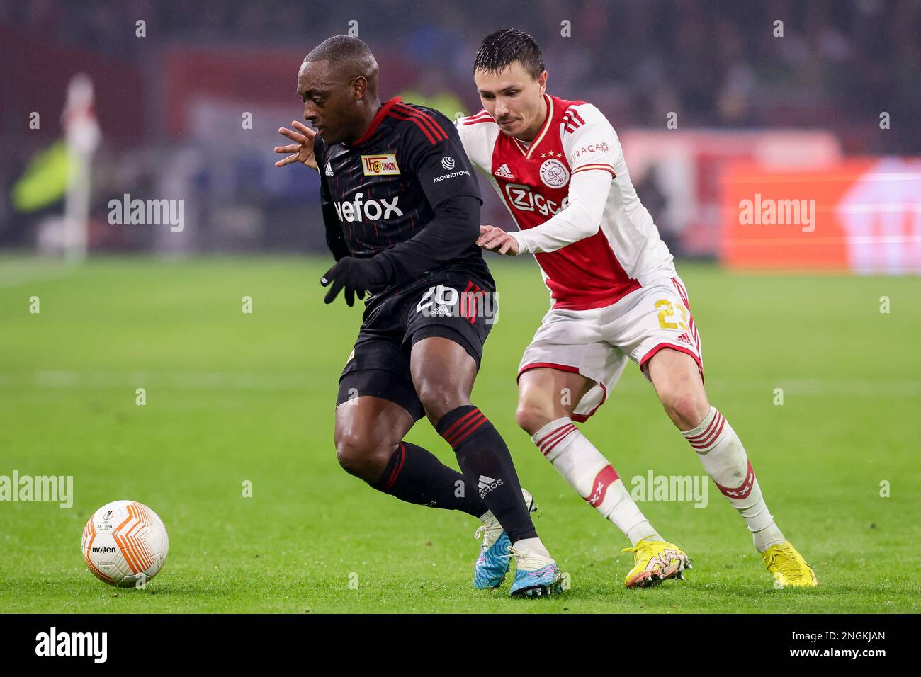 16022023 Sport Ajax v Union Berlin AMSTERDAM, NETHERLANDS FEBRUARY 16 Steven Berghuis 16022023 Sport Ajax v Union Berlin AMSTERDAM, NETHERLANDS FEBRUARY 16 Steven Berghuis