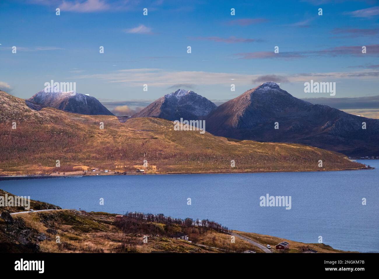 Sommaroy island. Norway Stock Photo