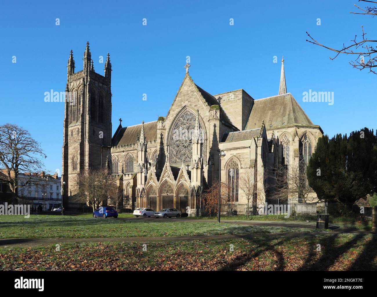 All Saint's Parish Church, Leamington Spa, Warwickshire, England Stock Photo