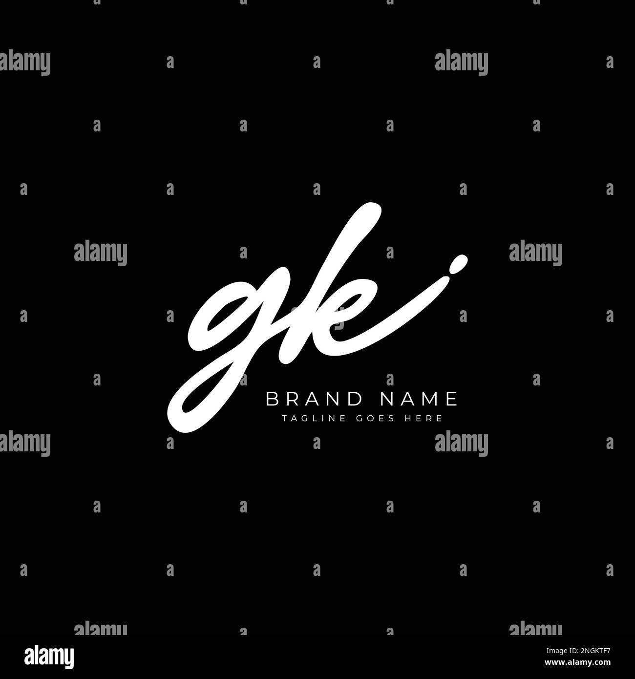 Letter gk Stock Vector Images Alamy