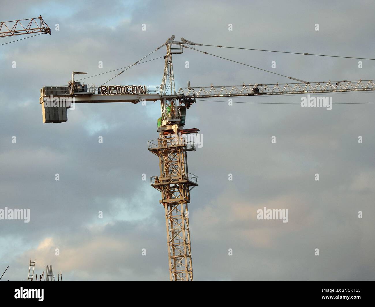 Giza, Egypt, February 4 2023 A construction site of new high rise in