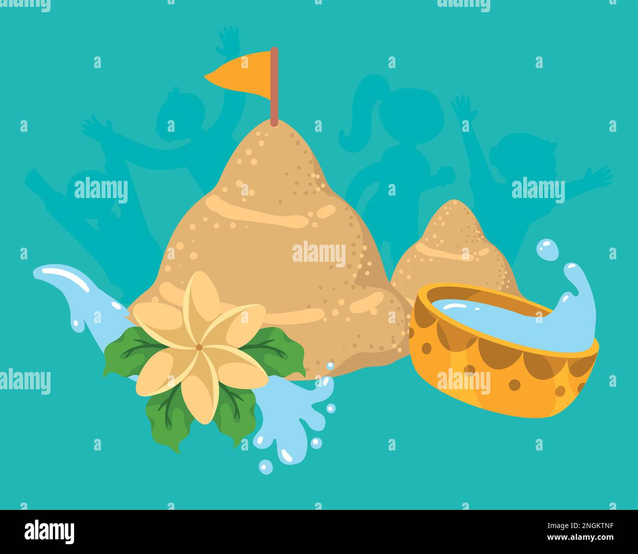 songkran pyramids with water bowl Stock Vector Image & Art Alamy