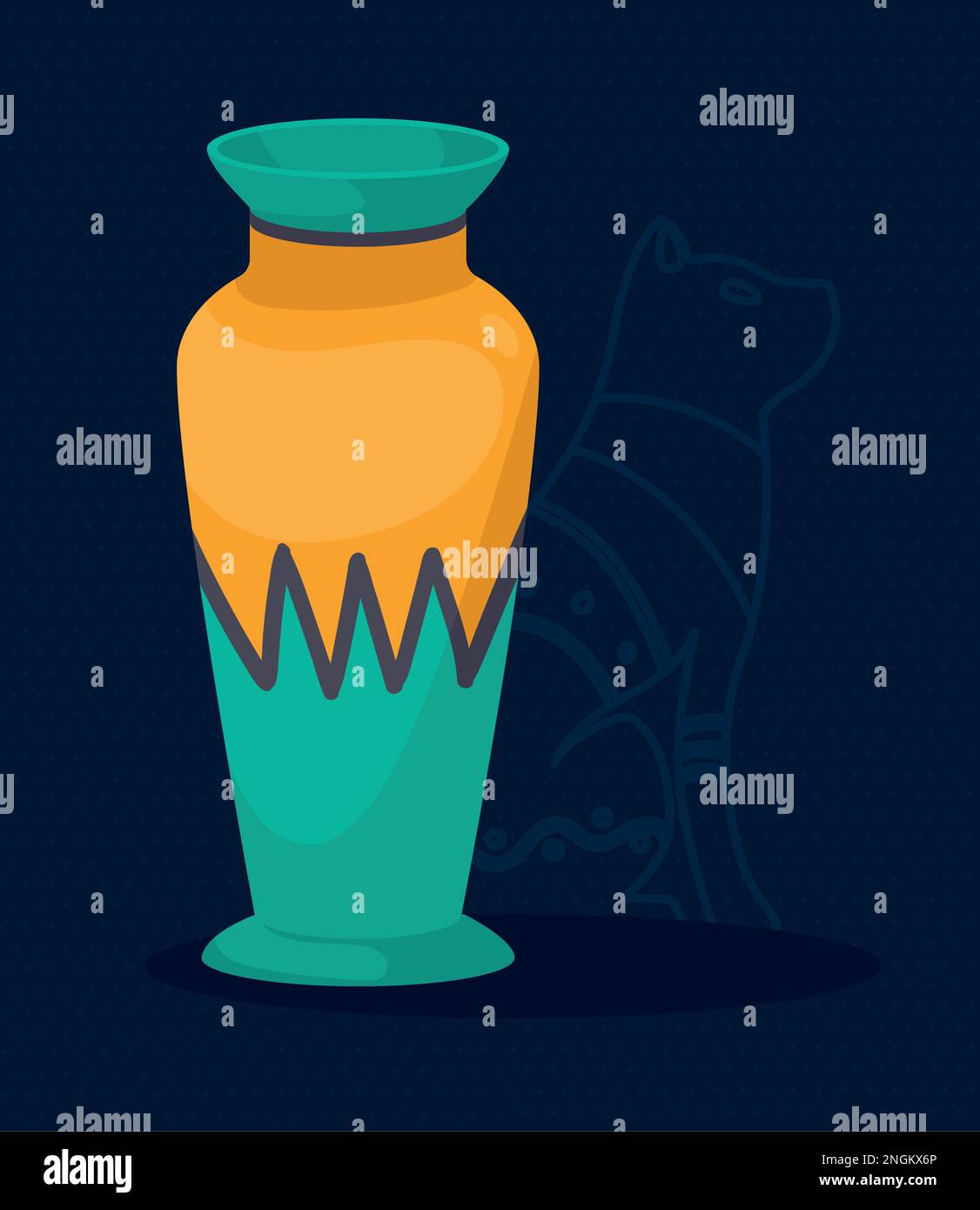 egyptian culture vase Stock Vector Image & Art - Alamy