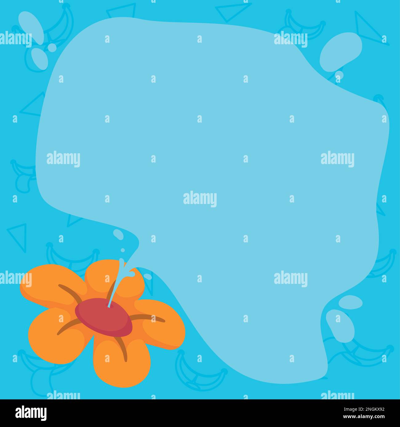water flower prank frame Stock Vector Image & Art Alamy
