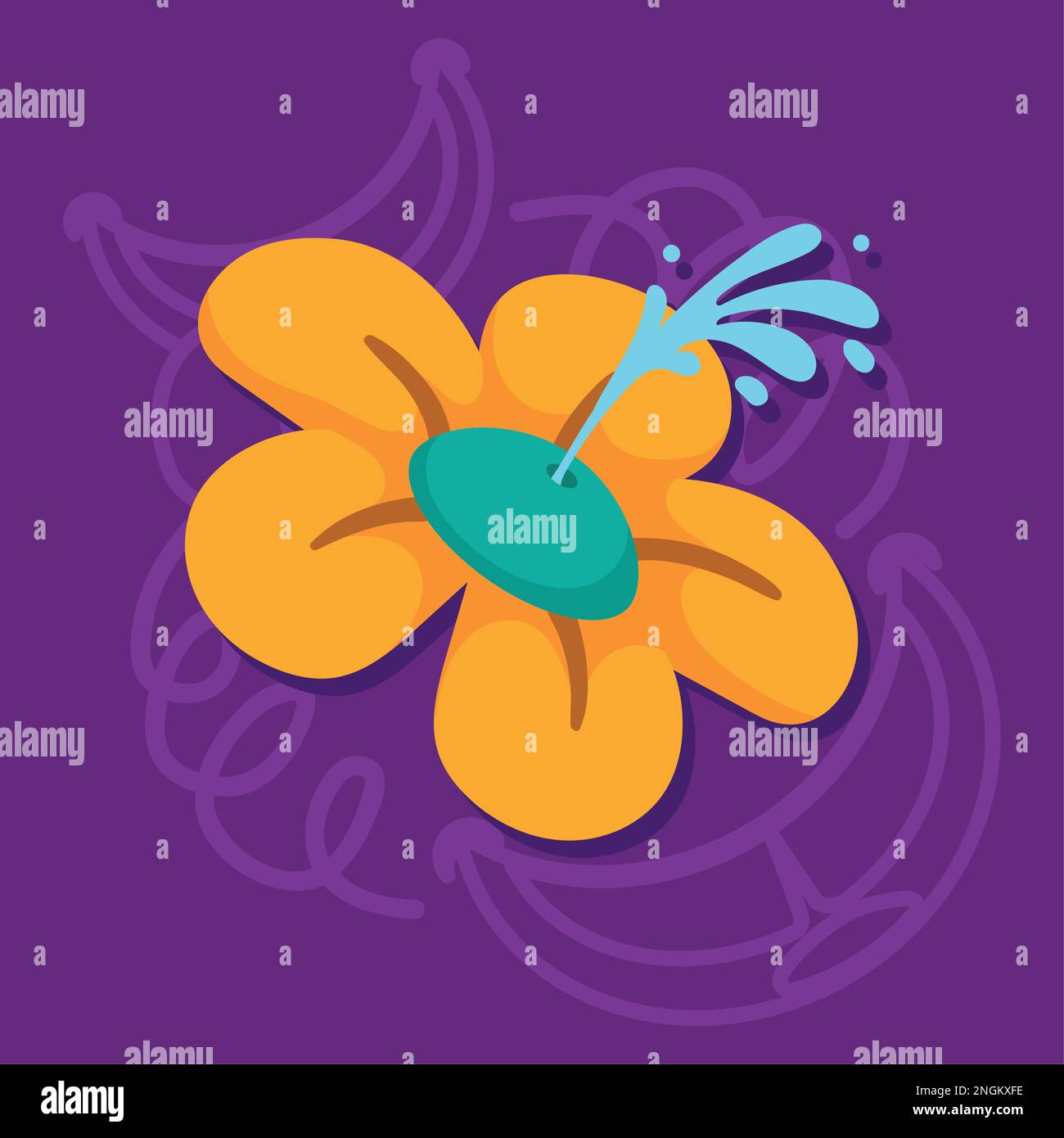 water flower prank Stock Vector Image & Art Alamy