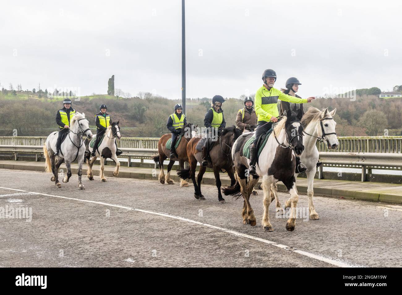 Kinsale, West Cork, Ireland. 18th Feb, 2023. Members of Kinsale