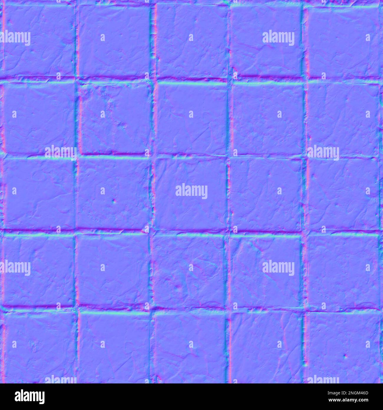 Normal map Floor tiles texture, Normal mapping Floor tiles Stock Photo