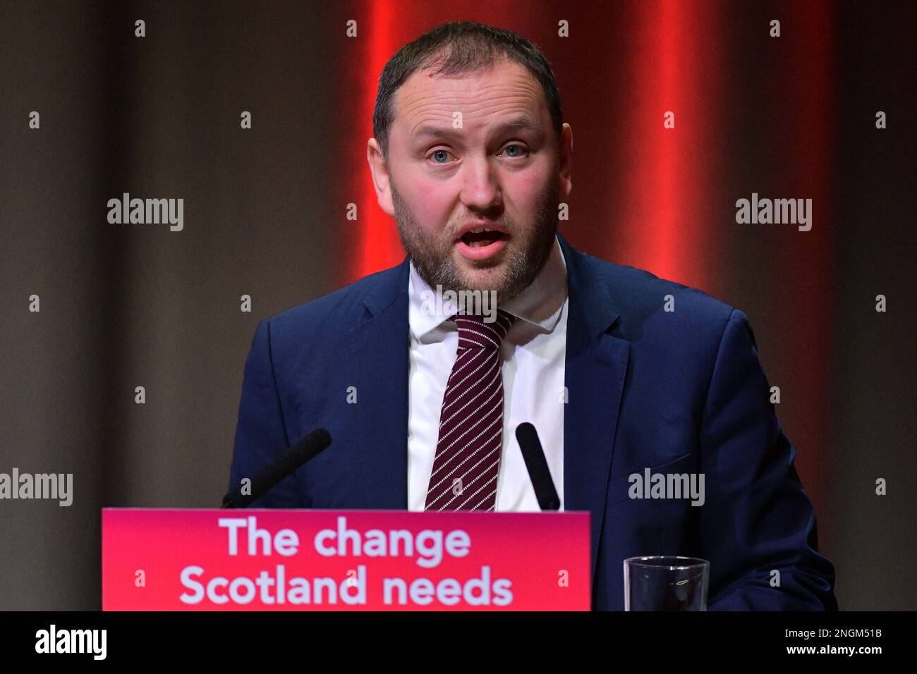 Edinburgh Scotland, UK 18 February 2023. Ian Murray Shadow Secretary of