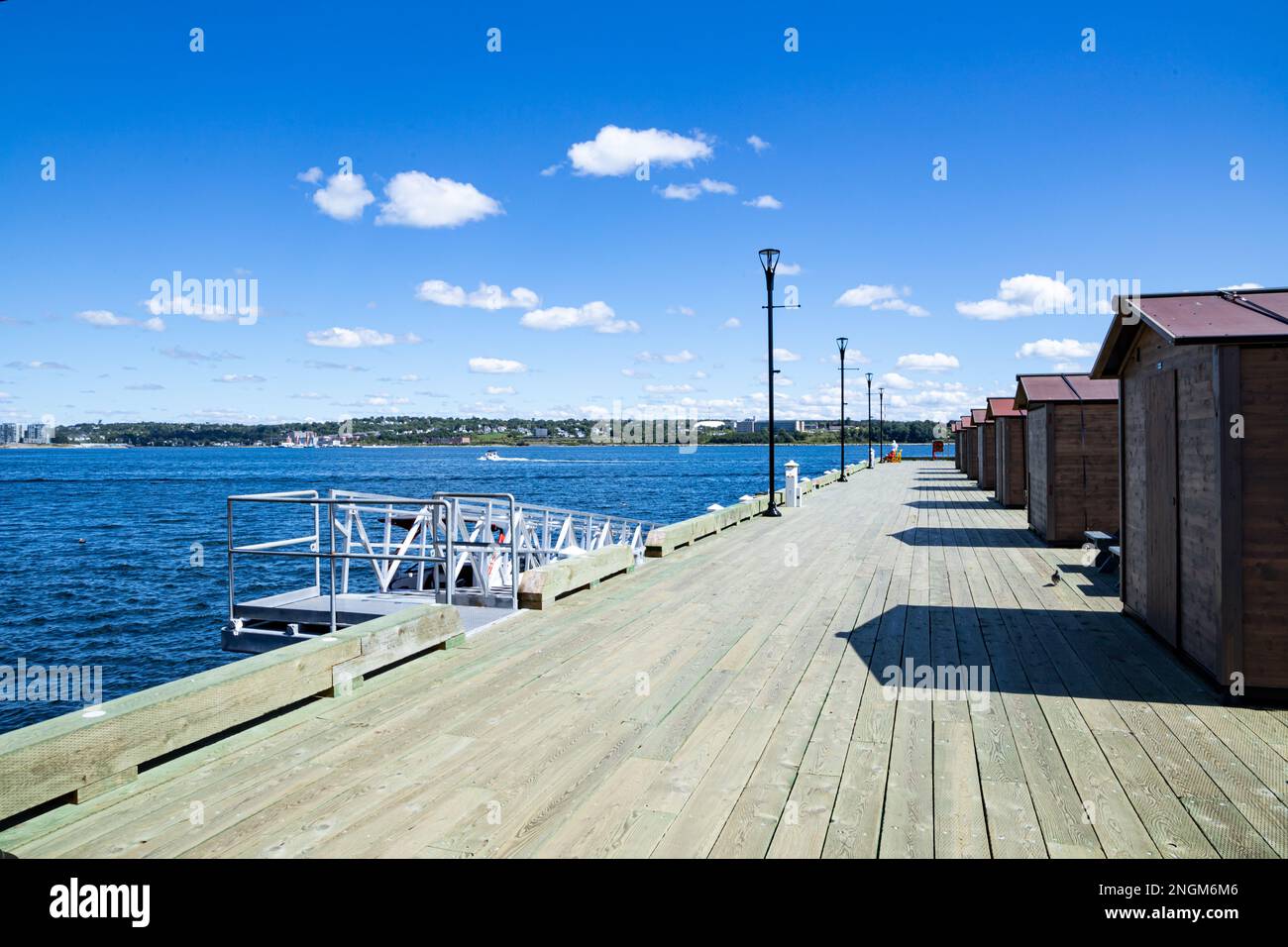 Halifax Waterfront  - Halifax, Nova Scotia, Canada Stock Photo