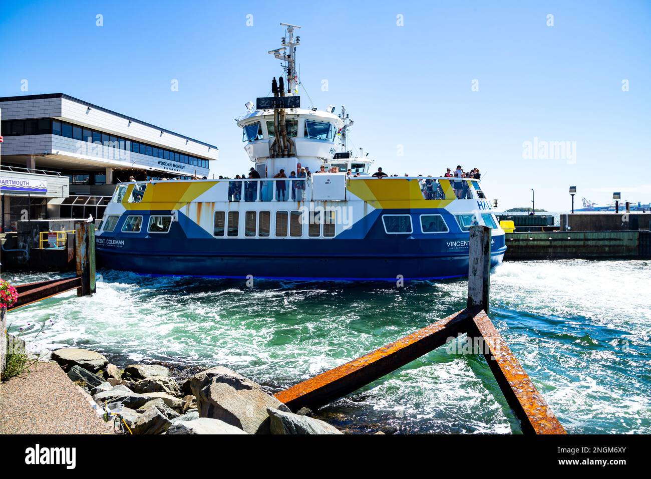 Ferry at Alderney Gate Ferry Terminal, Dartmouth Halifax, Nova Scotia