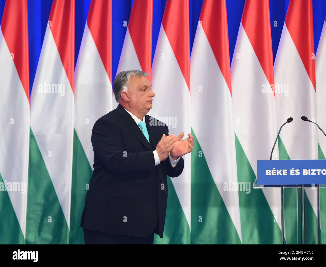 Budapest, Hungary, 18th Feb 2023, Ferencvaros TC draws 1-1 with Kecskemeti  TE in the Groupama Arena, Balint SZENTGALLAY / Alamy Live News Stock Photo  - Alamy