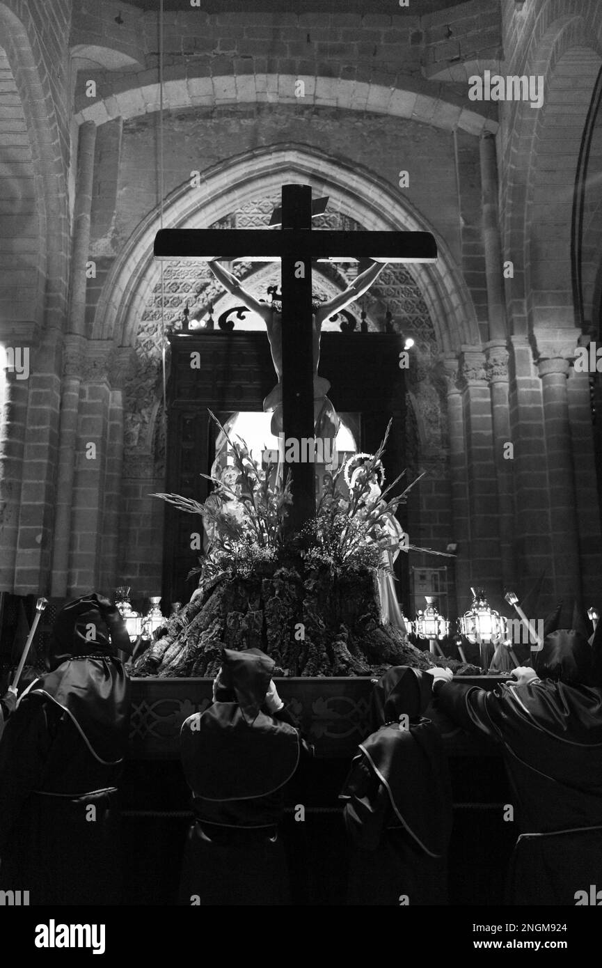 celebration of Holy Week, with images of it celebrated in the city of