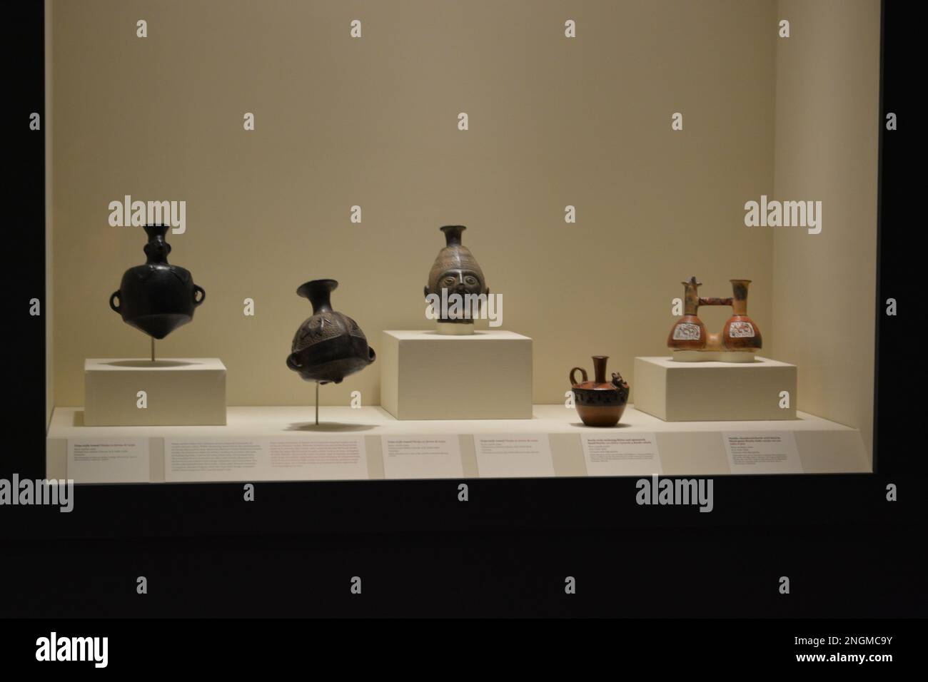 Precolumbian Cultures in Dallas Museum of Art. Stock Photo
