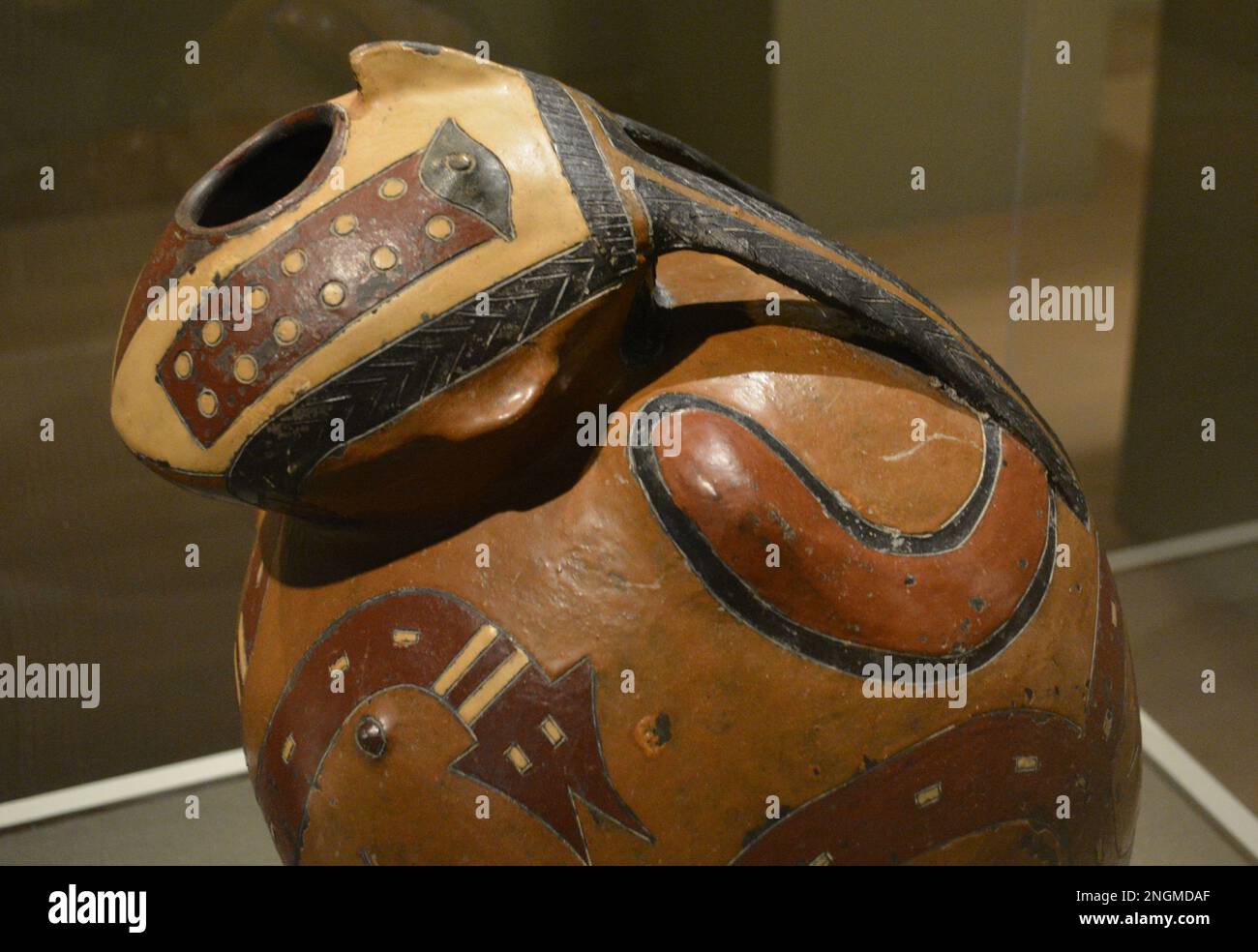 Paracas Culture. Precolumbian Cultures in Dallas Museum of Art. Stock Photo